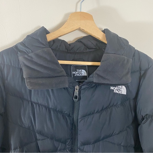 The North Face Down Filled Hooded Puffer Jacket Black - M - Picture 4 of 16